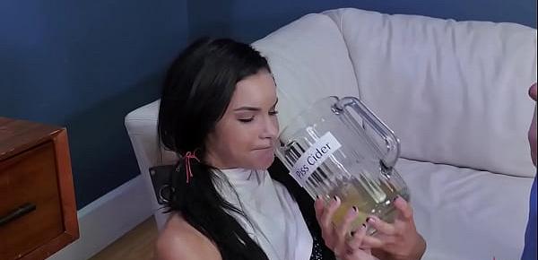  Kinky slut eating doms ass and sucking cock and getting wam
